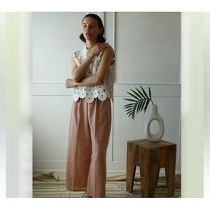 New NWT Proche Pants Gingham Sunday